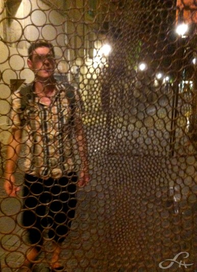 Grille soudée, oeuvre d'Alexandro Berkonsky, Montpellier