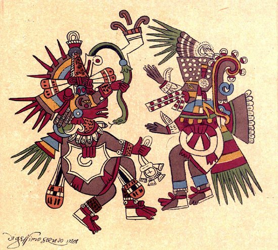Quetzalcoatl_Tezcatlipoca